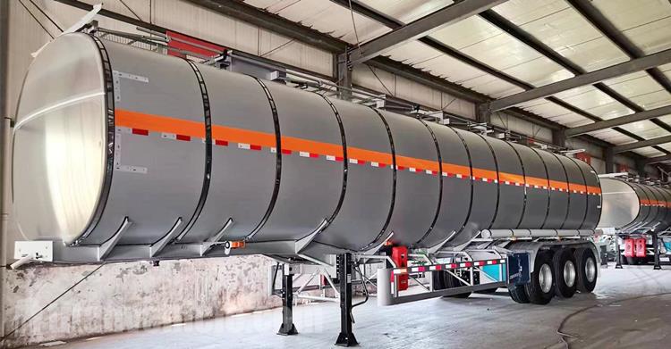 55000 Liters Stainless Steel Tanker Trailer for Sale In Saudi Arabia