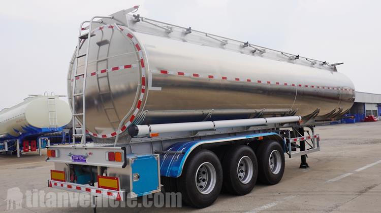 42000 Litres Aluminum Tanker Trailer for Sale In Zimbabwe