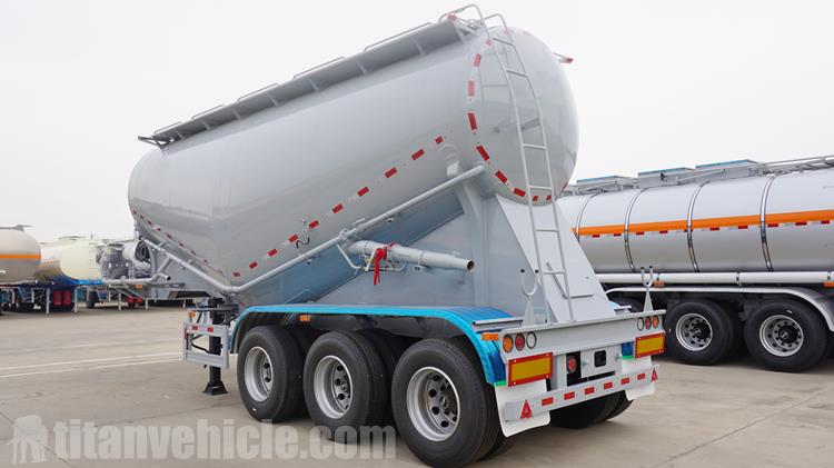 3 Axle 40 Ton Cement Bulker Tanker Trailer for Sale In Burundi