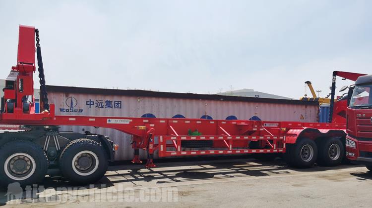 37 Ton 40 foot Side Lifters Trailer for Sale Tanzania