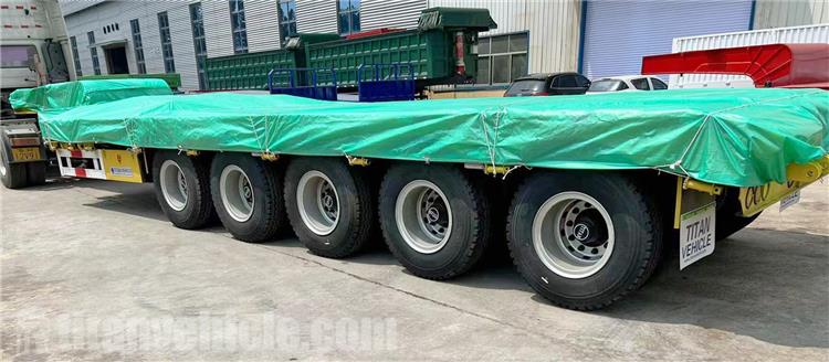 5 Axle 100 Ton Low Bed Truck for Sale In Ghana Tema