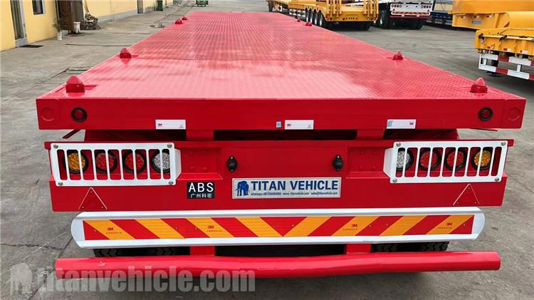 Tri Axle 40ft Flatbed Trailer for Sale In Tanzania