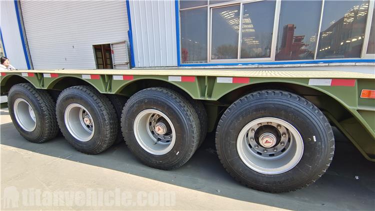 4 Axle 100 Ton Removable Gooseneck Trailer for Sale In Malawi