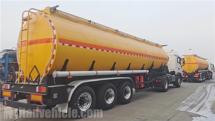 40000 Liters Stainless Steel Tanker Trailer for Sale In Congo