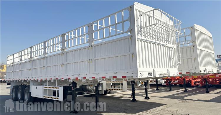 60 Ton Fence Cargo Trailer for Sale in Tanzania