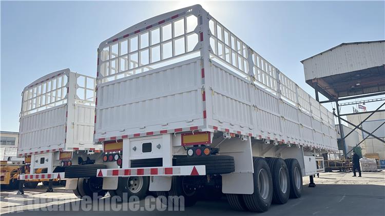 60 Ton Fence Cargo Trailer for Sale in Tanzania