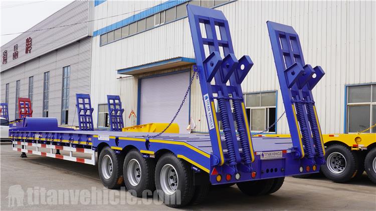 Tri Axle 80 Ton Drop Deck Trailer for Sale In Ghana