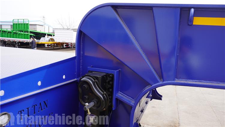 Tri Axle 80 Ton Drop Deck Trailer for Sale In Ghana