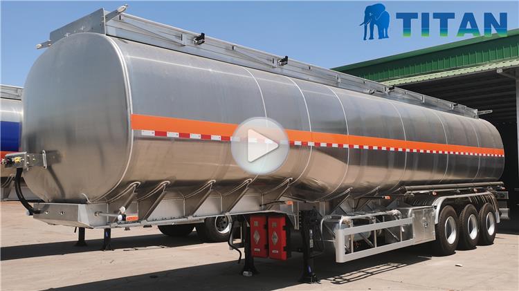 50000 Liters Aluminum Fuel Tanker Trailer for Sale In Jamaica