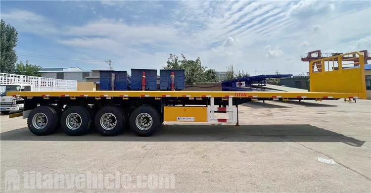 4 Axle Flatbed Truck Trailer for Sale In Zimbabwe