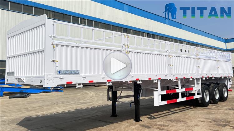 Tri Axle 60 Ton Animal Transport Trailer for Sale In Djibouti