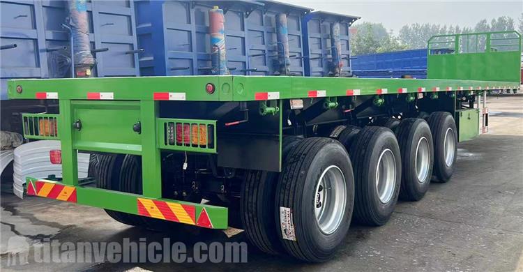 4 Axle 45ft Flatbed Trailer for Sale In Mozambique