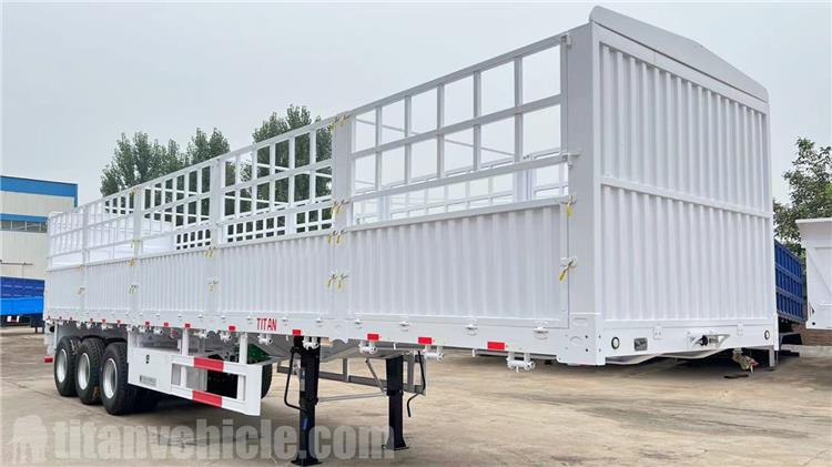 12.5m Fence Cargo Semi Trailer for Sale In Mozambique