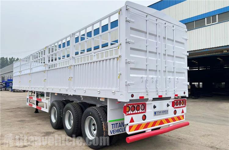 12.5m Fence Cargo Semi Trailer for Sale In Mozambique