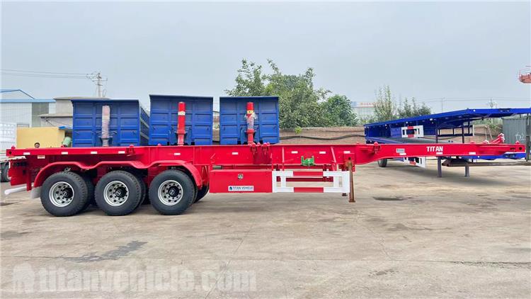 Tri Axle 40 ft Shipping Container Chassis for Sale In Panama