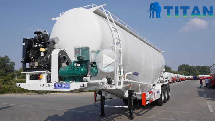 35m³ Bulk Cement Trailers for Sale In Philippines
