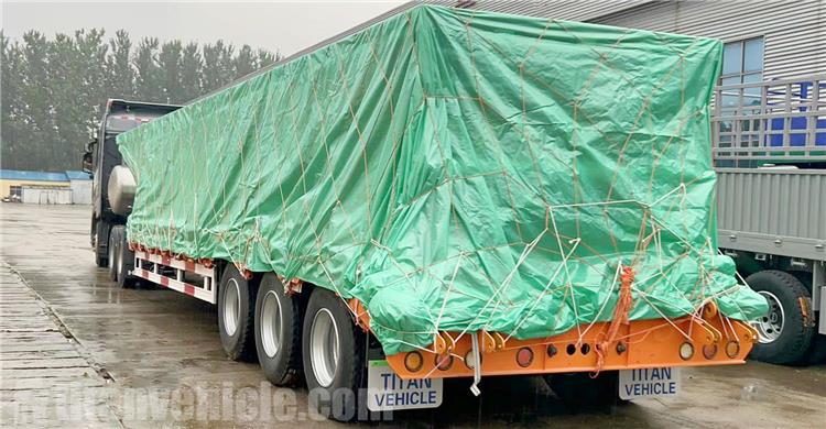60 Ton Lowbed Semi Trailer and 12.5m Flatbed Trailer for Sale In Dominica