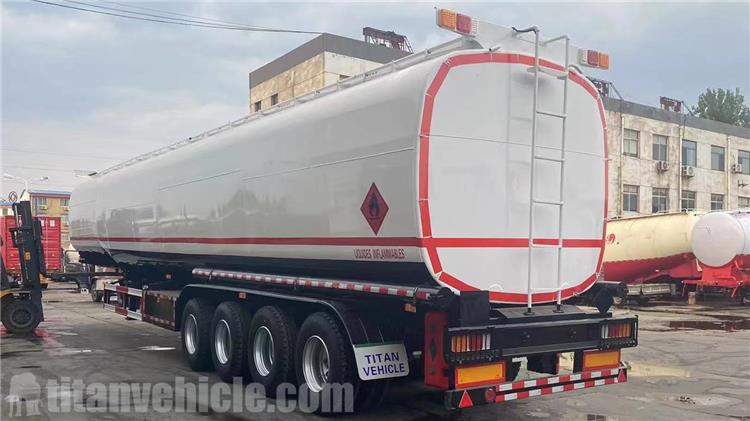 4 Axle 75000 Liters Fuel Tanker Trailer for Sale In Guyana