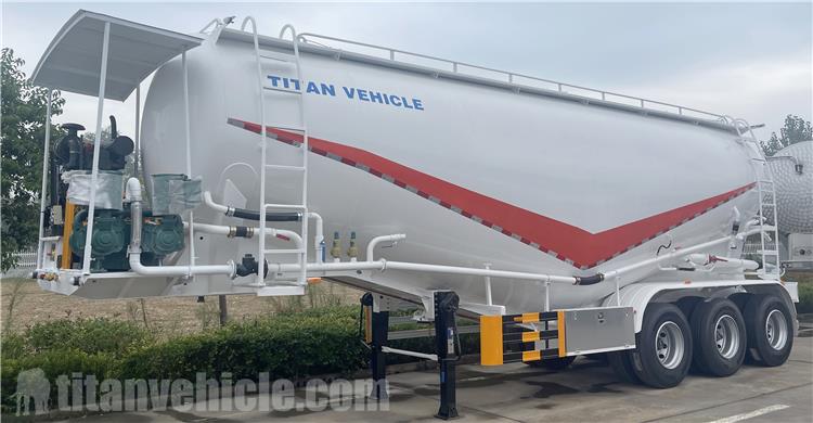 Tri Axle 50 Ton Bulker Cement Tanker Trailer for Sale in Zimbabwe
