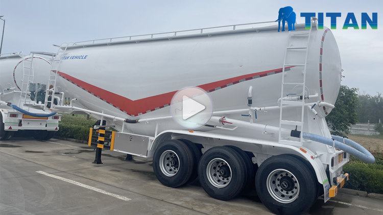 Tri Axle 50 Ton Bulker Cement Tanker Trailer for Sale in Zimbabwe