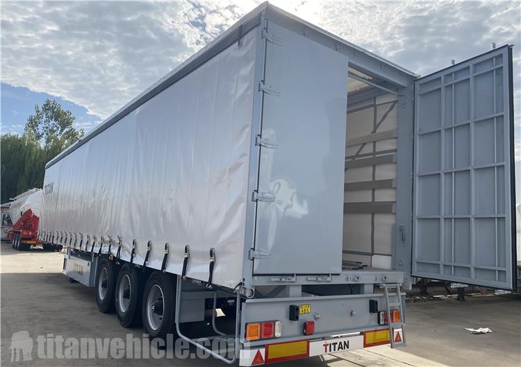 Tautliner Truck Trailer for Sale In Russia