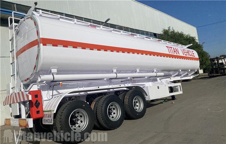38000 Liters Fuel Tanker Trailers for Sale In Namibia Luderitz