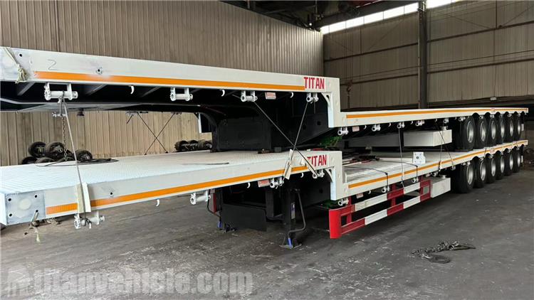 6 Axle Heavy Duty Flatbed Trailer for Sale In Cote d'Ivoire