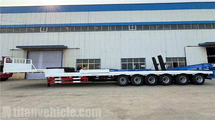 6 Axle Heavy Duty Flatbed Trailer for Sale In Cote d'Ivoire