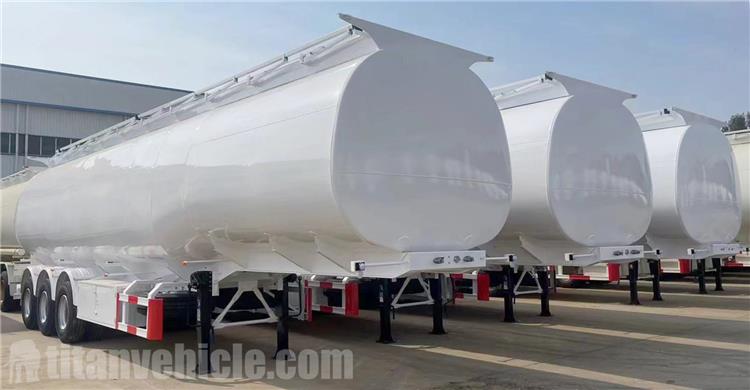 Tri Axle 50000 Liters Palm Oil Tanker Trailer for Sale In Benin