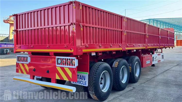 Tri Axle 60 T Side Wall Trailer for Sale In Zambia