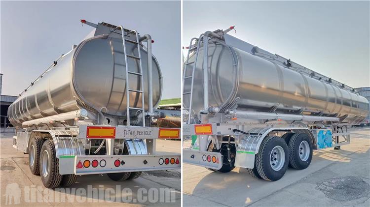 2 Axle 32000 Liters Aluminum Tanker Trailer for Sale In Jamaica