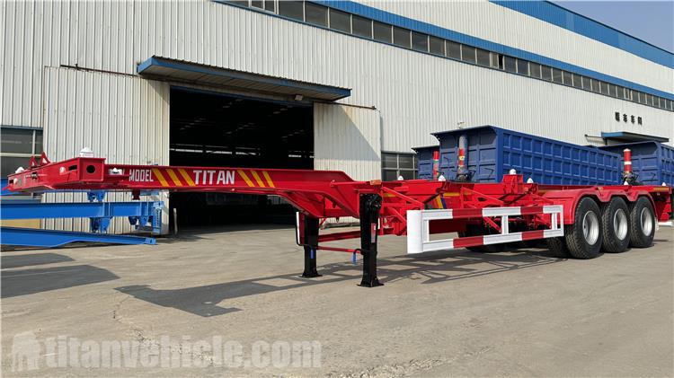 Tri Axle 40ft Skeletal Trailer for Sale In Panama