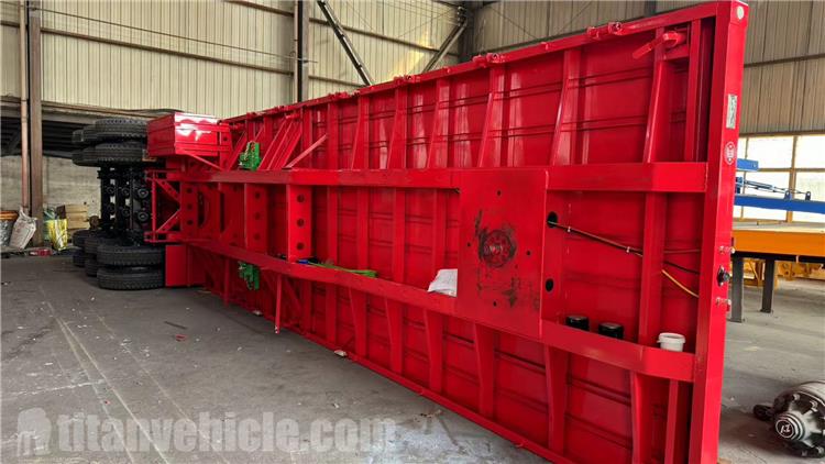 Tri Axle 40ft Semi Flat Trailer 40 Tons for Sale In Angola