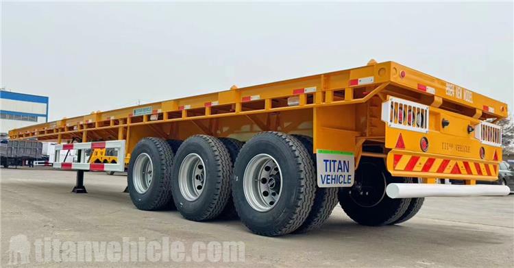 Triple Axle 40ft Flat Deck Trailer for Sale In Guam