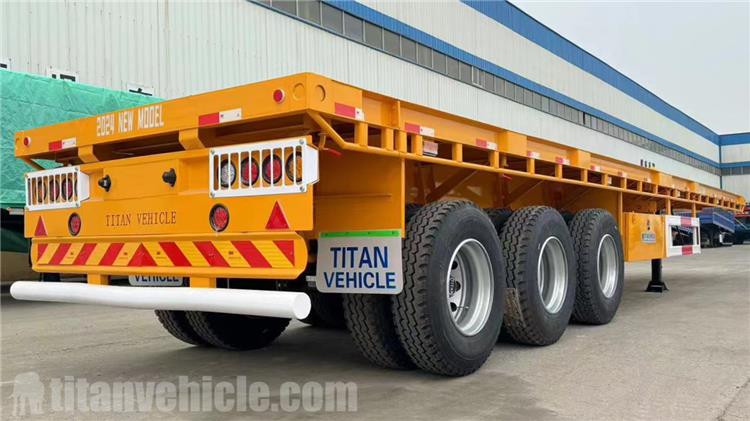Triple Axle 40ft Flat Deck Trailer for Sale In Guam