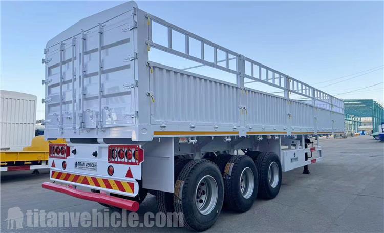 60 Ton Fence Cargo Truck Trailer for Sale In Tanzania