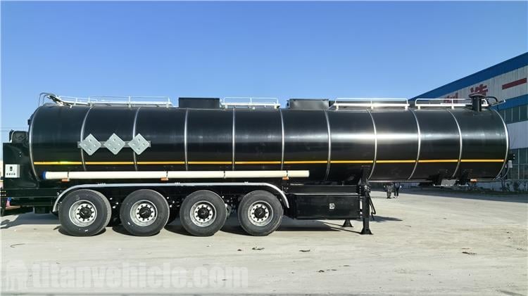 4 Axle Liquid Asphalt Tanker Trailers for Sale In Guyana