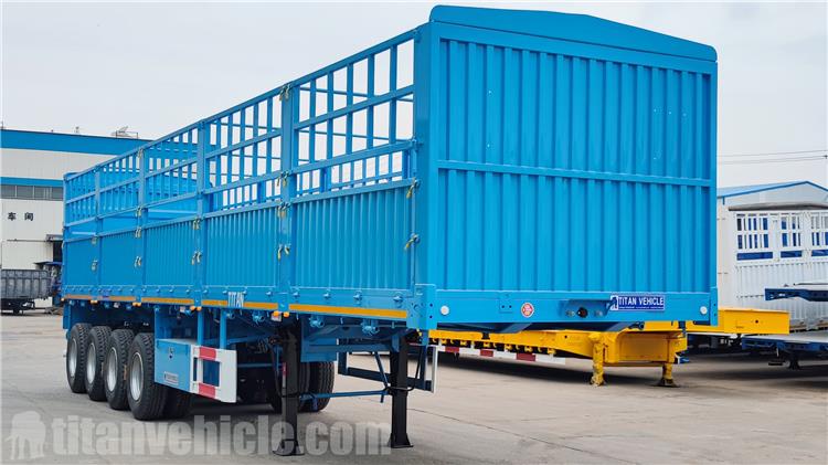 60 Ton Fence Cargo Trailer for Sale In Tanzania