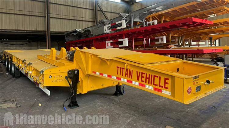 Tri Axle 80 Ton Low Bed Trailer for Sale in Congo