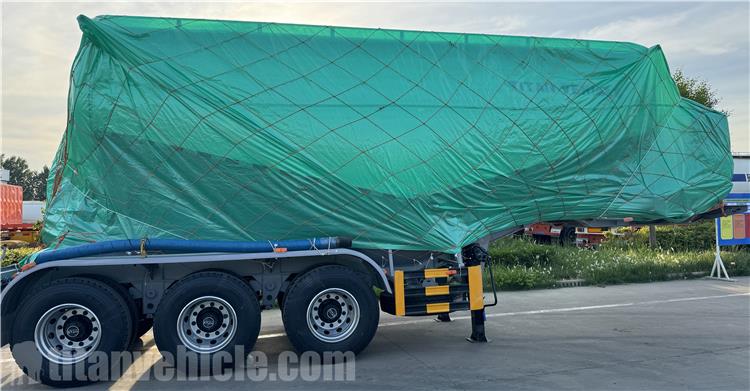 40CBM Cement Powder Semi Trailer for Sale In Jamaica
