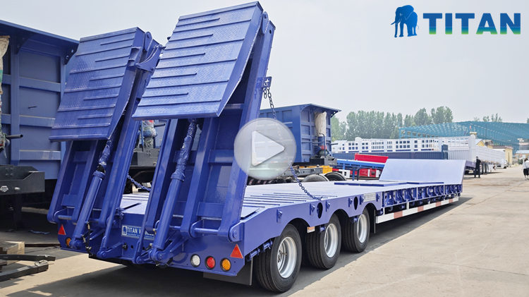 3 Axle Step Deck Trailer for Sale In