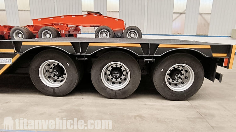 3 Axle 80 tons Gooseneck Lowboy Trailer for Sale in Philippines