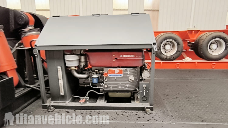 3 Axle 80 tons Gooseneck Lowboy Trailer for Sale in Philippines