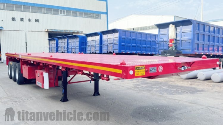 3 axle flatbed semi trailer for sale in Djibouti