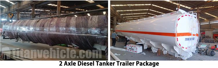 2 Axle Diesel Tanker Trailer for Sale In Congo