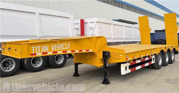 3 Axle 60 Ton Low Loader Trailer for Sale Guinea