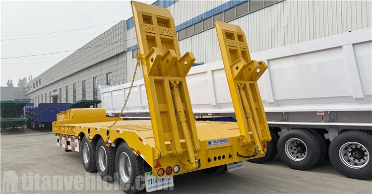 3 Axle 60 Ton Low Loader Trailer for Sale Guinea