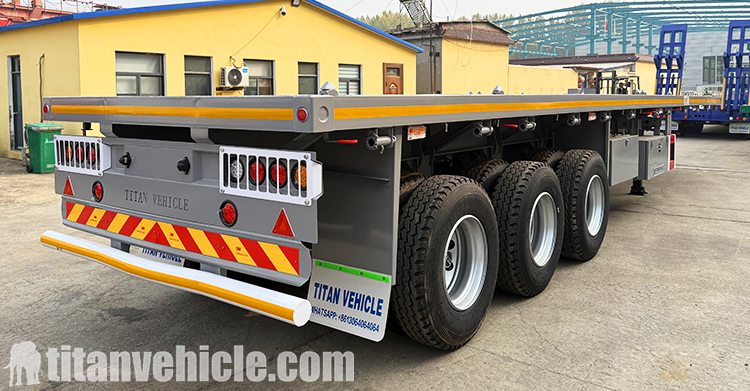 3 Axle 40 Ft Flatbed Trailer for Sale in Costa Rica
