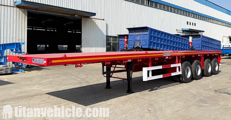 4 Axle Flatbed Trailer for Sale in Guam