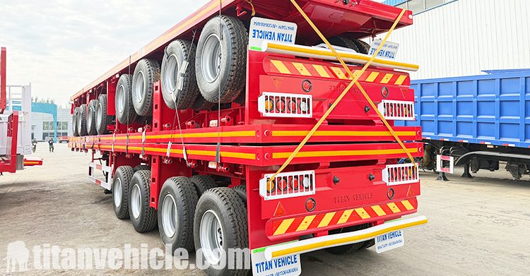 4 Axle Flatbed Trailer for Sale in Guam